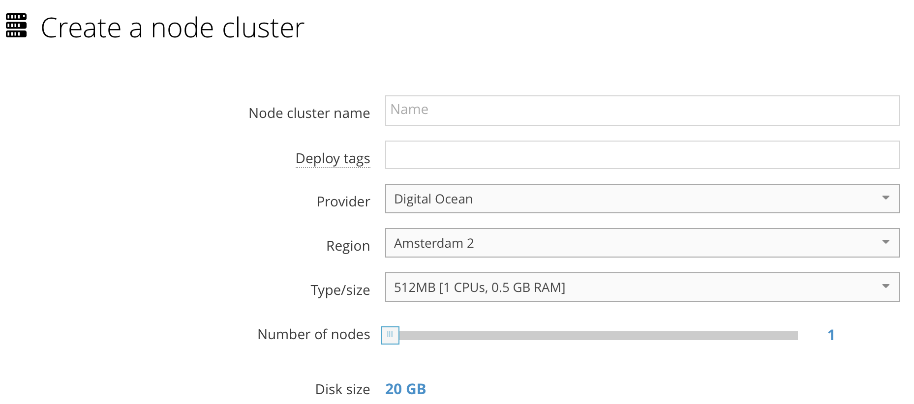 Tutum add node