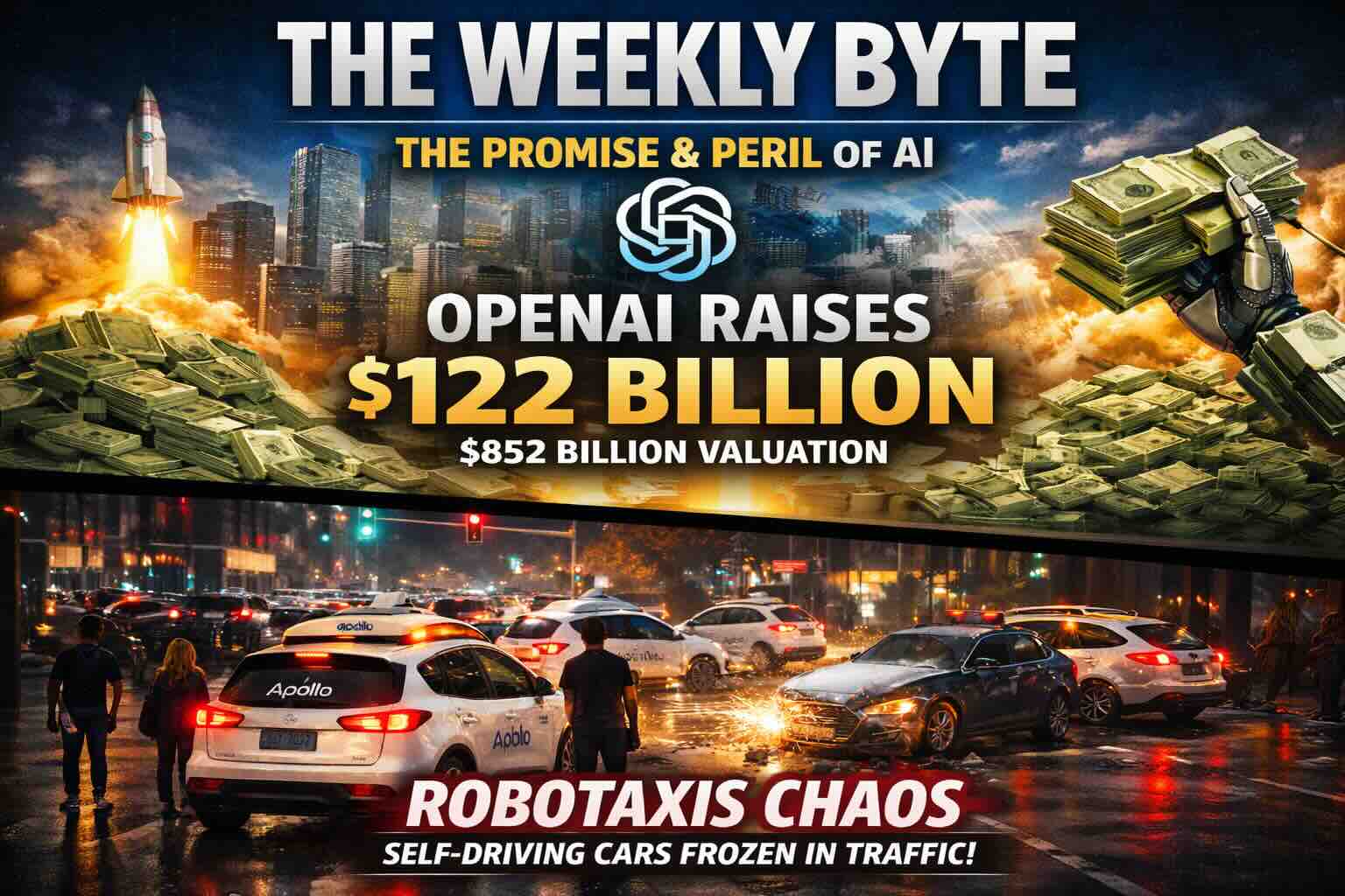 OpenAI's Record Raise and the Week Autonomous Cars Stood Still