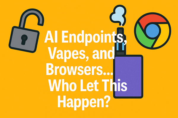 🔓 AI Endpoints, Vapes, and Browsers... Who Let This Happen?